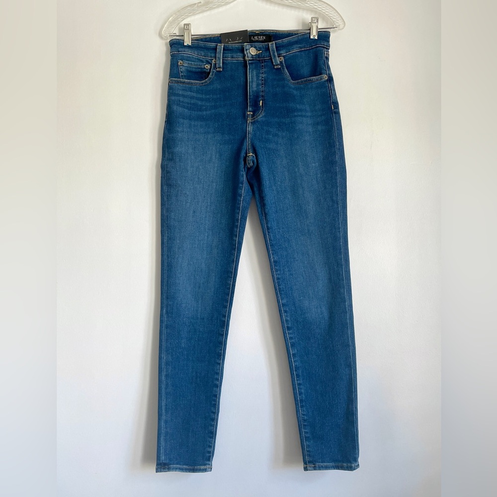 NEW Size 2 Ralph Lauren High-rise Skinny Ankle Jeans